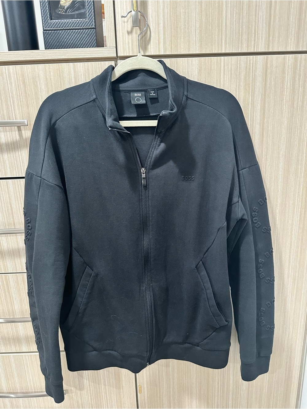 Hugo Boss Black Full-Zip Men's Sweater Jacket